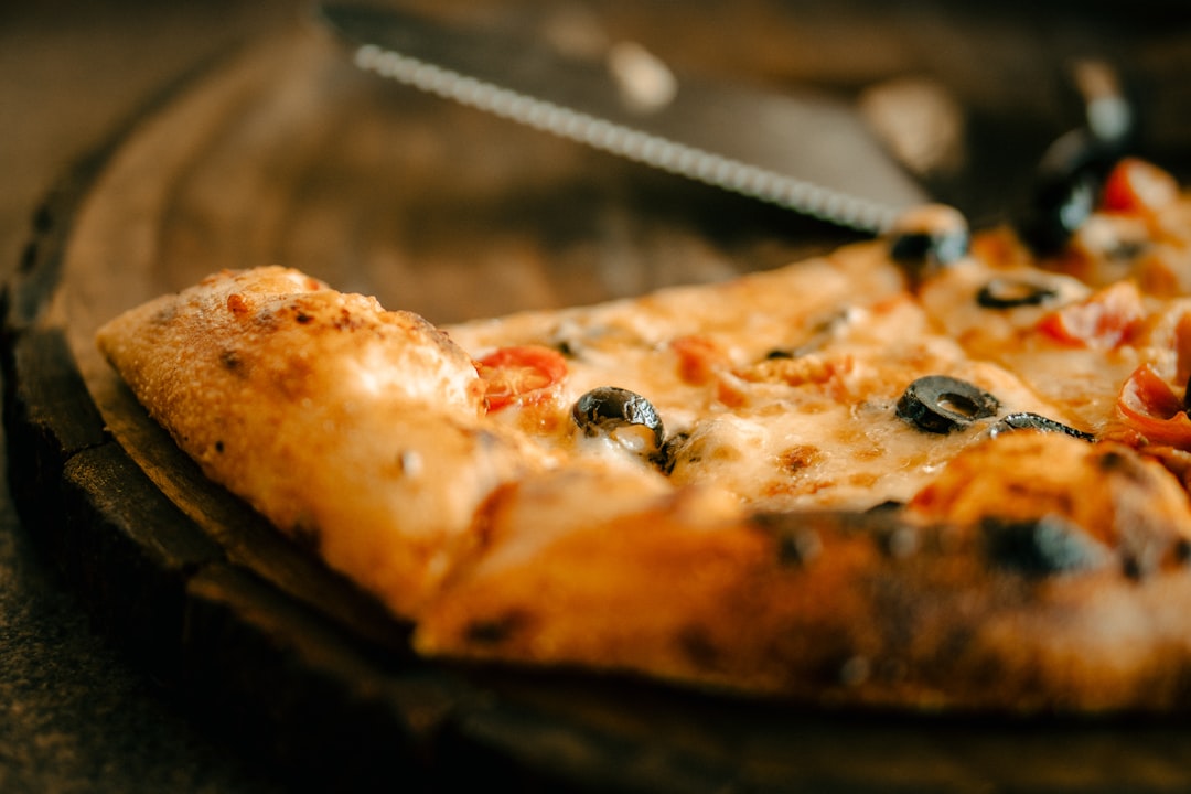 Blaze Margherita pizza with a glass of Chianti wine