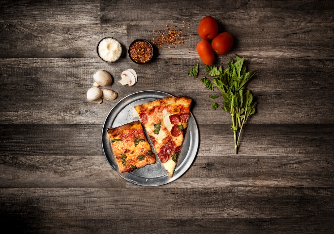 Blaze veggie pizza with a glass of white wine